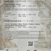 Letná sezóna 2026 na Gotickej ceste