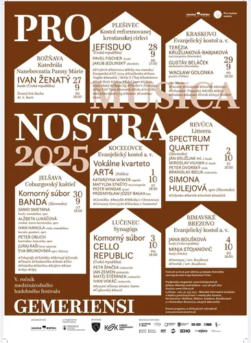 Pro Musica Nostra Gemeriensi 2025