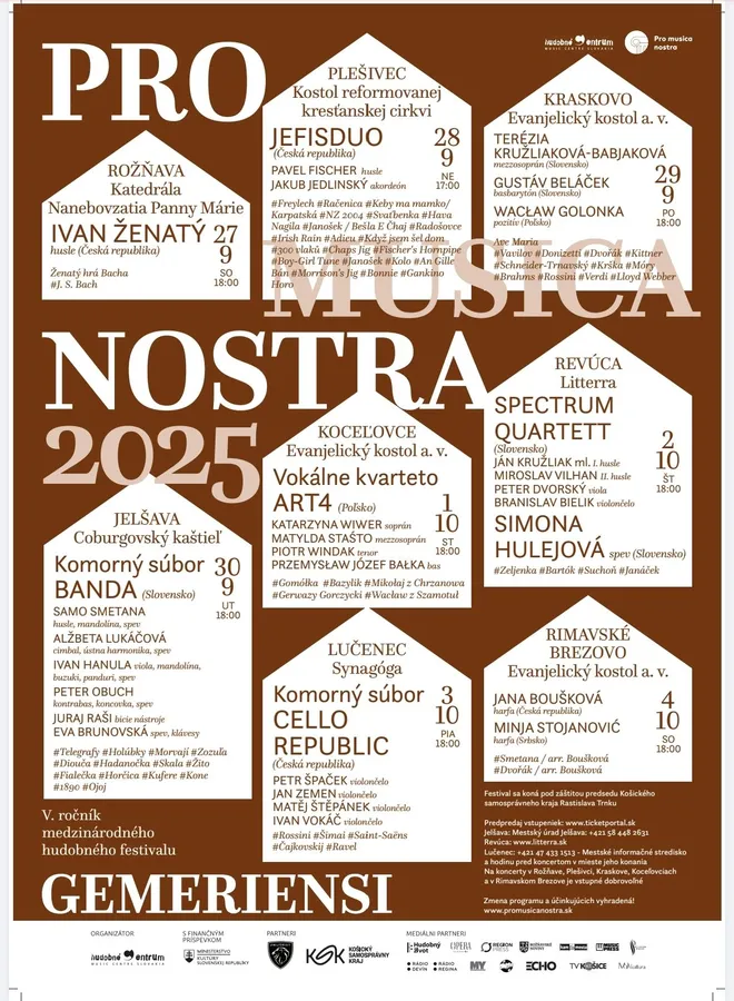Pro Musica Nostra Gemeriensi 2025